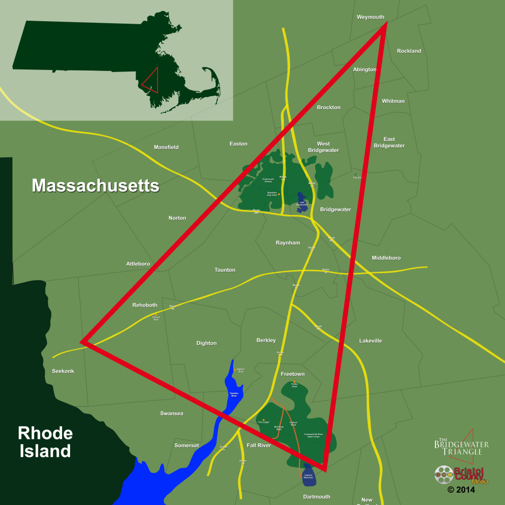 Bridgewater Triangle Map